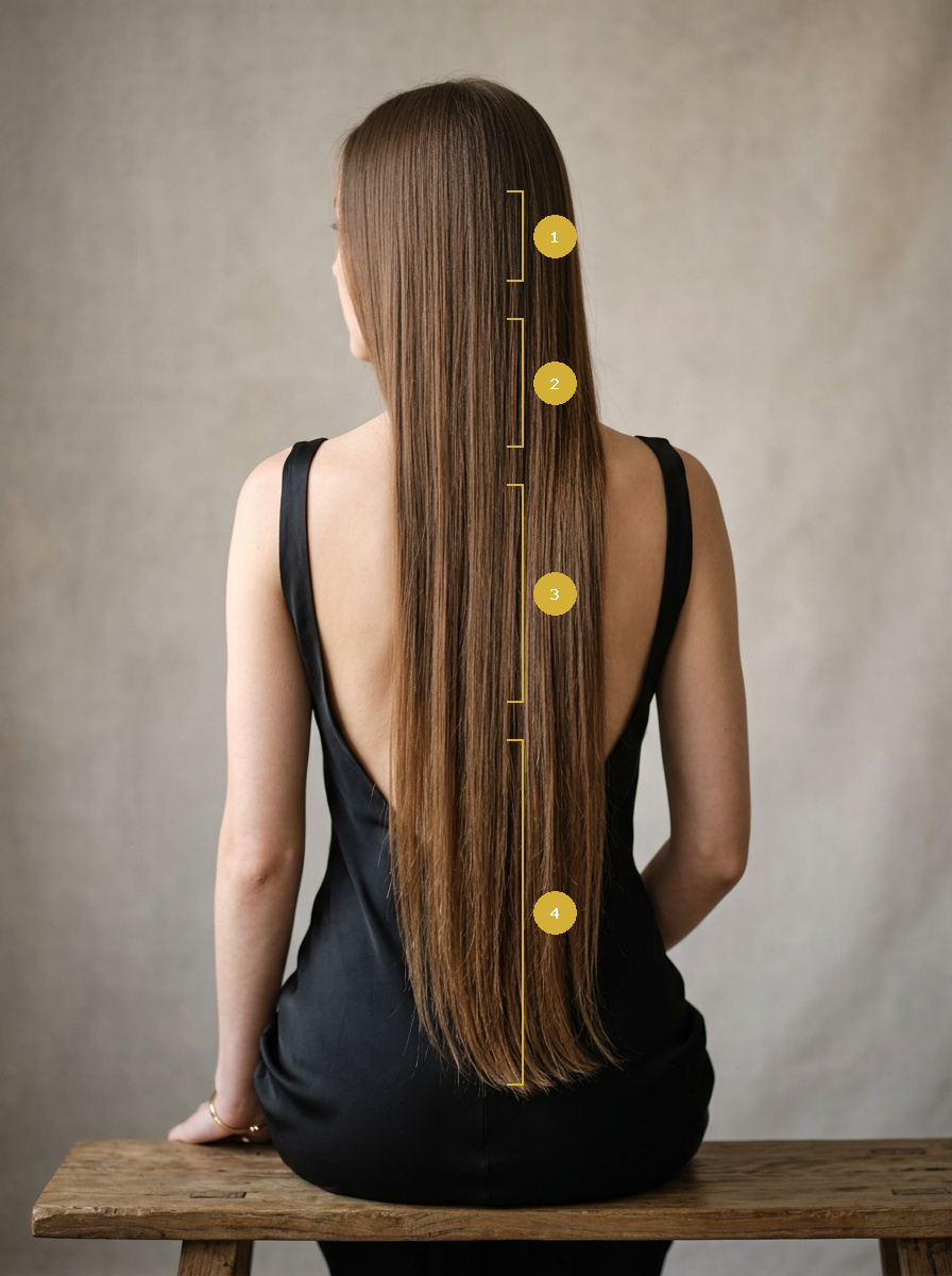 Guia de Tamanhos de Cabelo